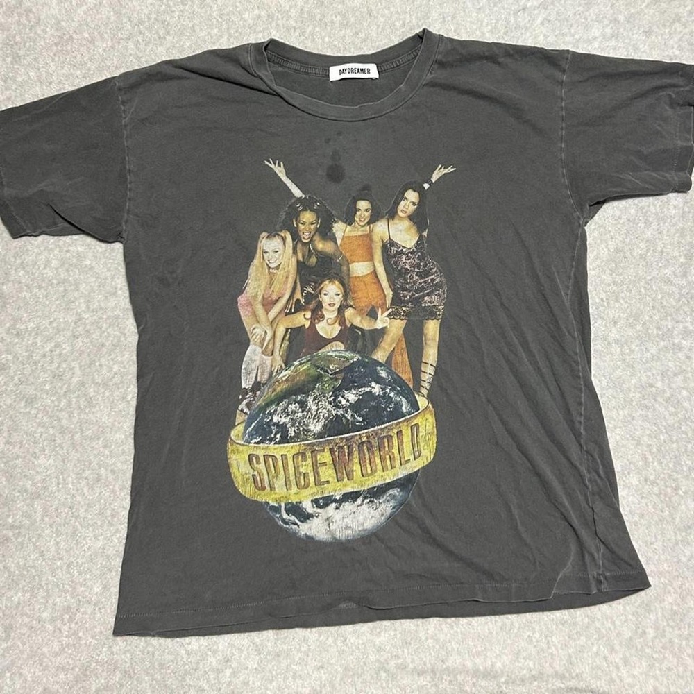 Spice Girls Daydreamer Women's Spiceworld Graphic T-Shirt Faded Grey